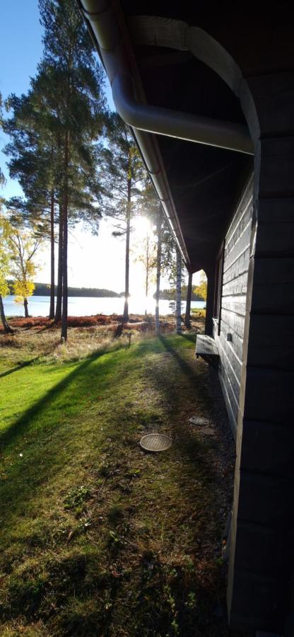 Lakeside Log Cabin Fraemby Udde Falun Esterno foto