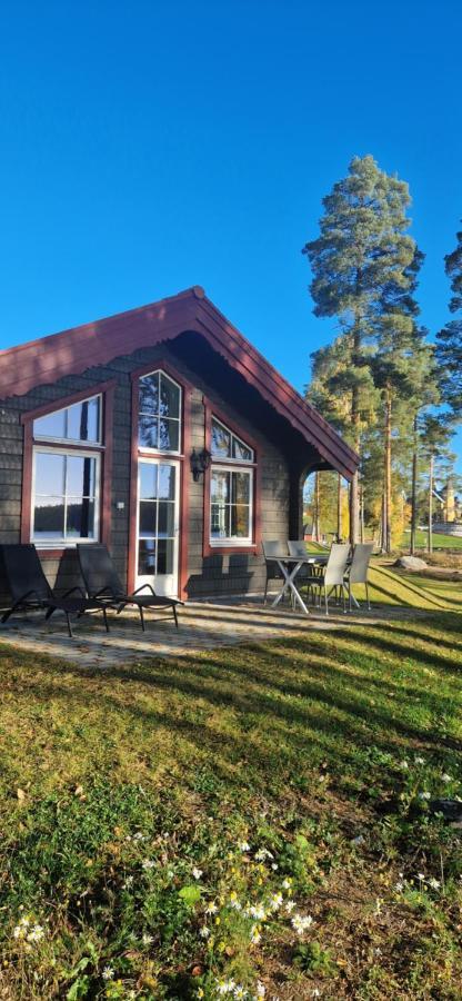 Lakeside Log Cabin Fraemby Udde Falun Esterno foto
