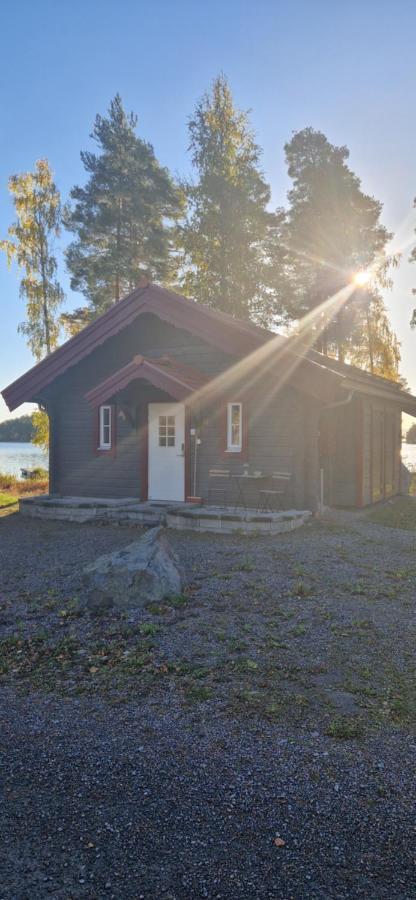 Lakeside Log Cabin Fraemby Udde Falun Esterno foto