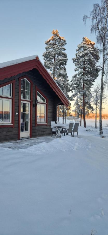 Lakeside Log Cabin Fraemby Udde Falun Camera foto